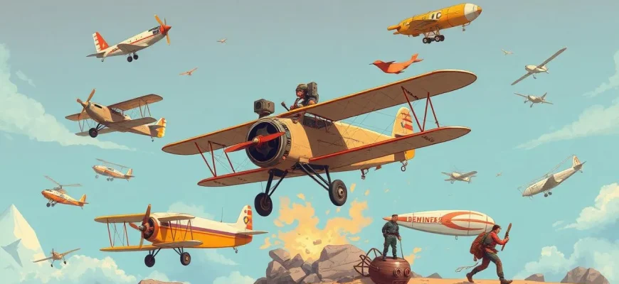 Filmes de Aventura com Antigas Máquinas Voadoras