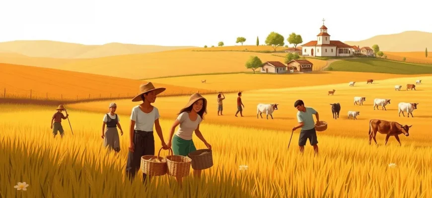 Filmes sobre Colheitas e Comunidades Rurais