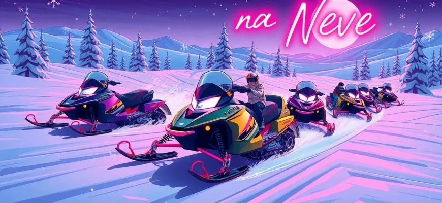 Aventuras na Neve: Filmes de Expedição em Motos de Neve