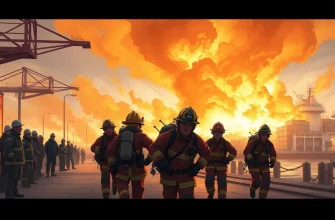 Filmes sobre incêndios em docas