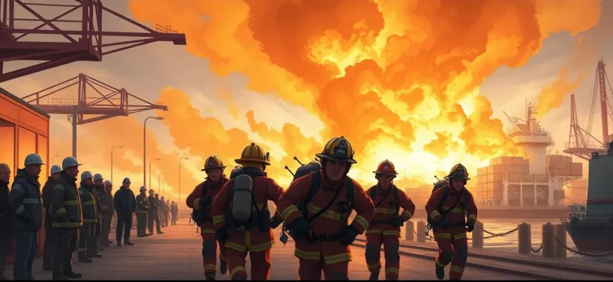 Filmes sobre incêndios em docas