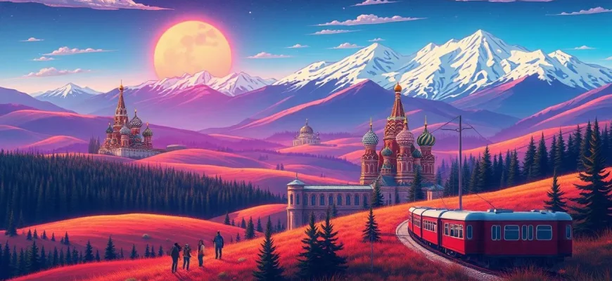 Filmes emocionantes sobre viagens pela Rússia