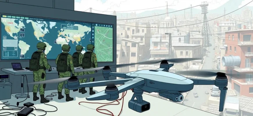 Filmes de Guerra com Drones de Reconhecimento