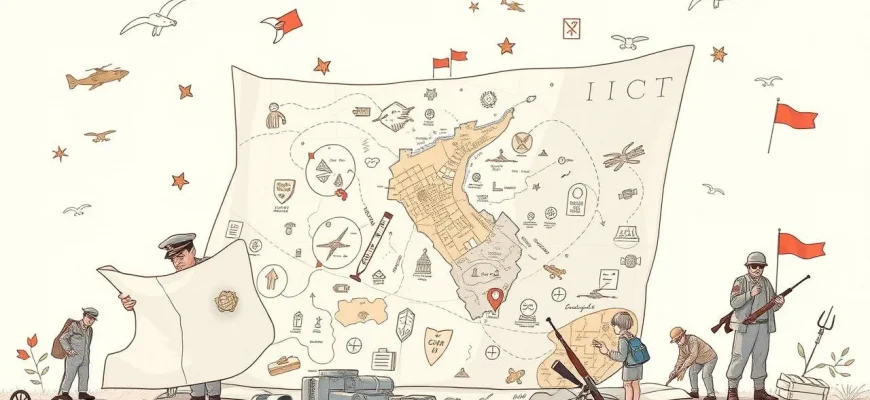 Filmes de Guerra com Mapas Estratégicos